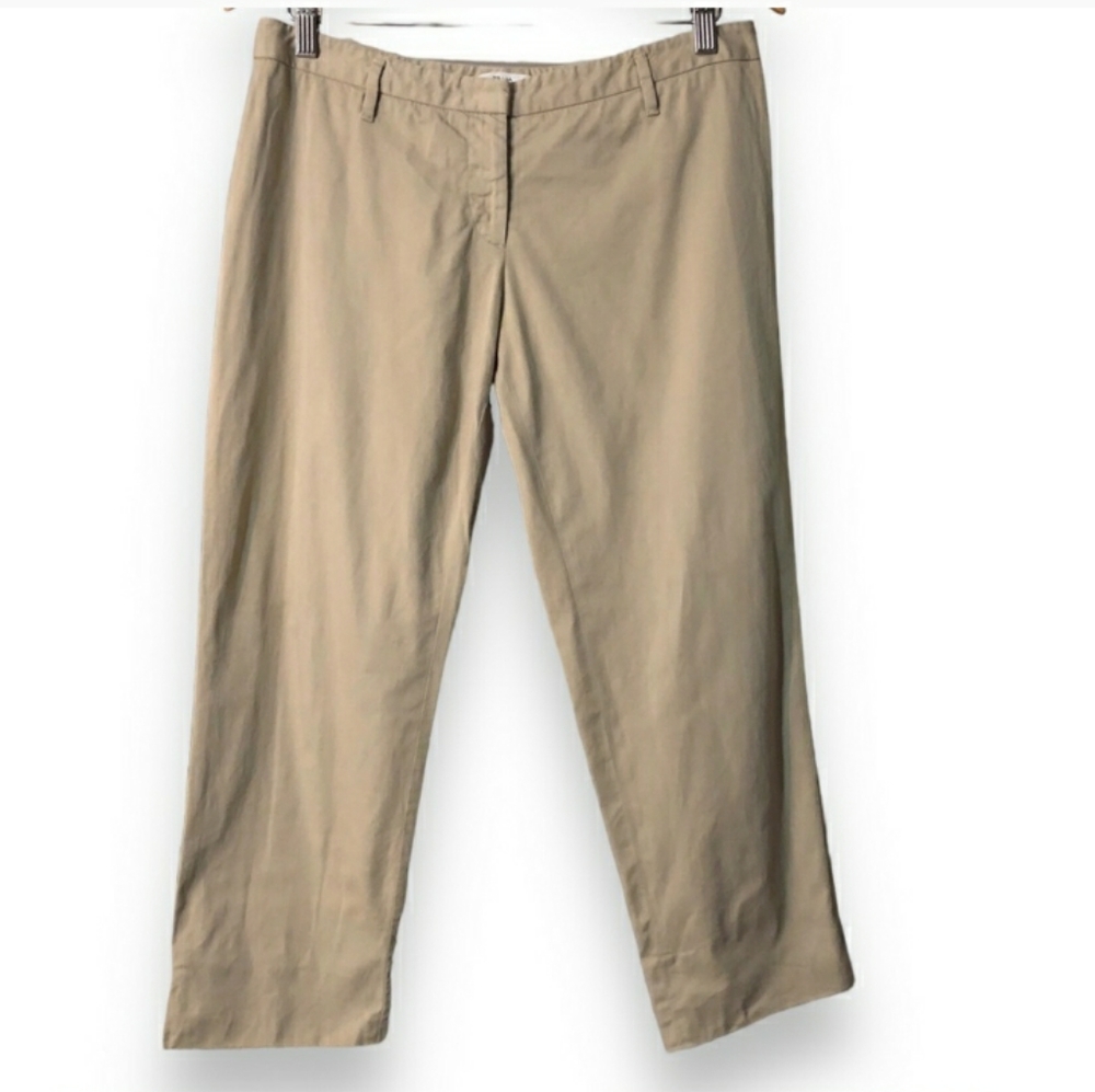 PRADA Khaki Capri Pants EUC!